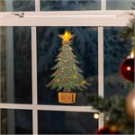 LED Christmas Tree Window Decal