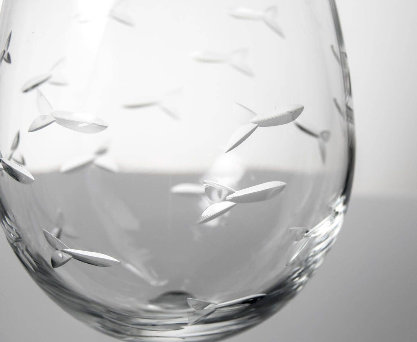 School of Fish Wine Glass 18oz