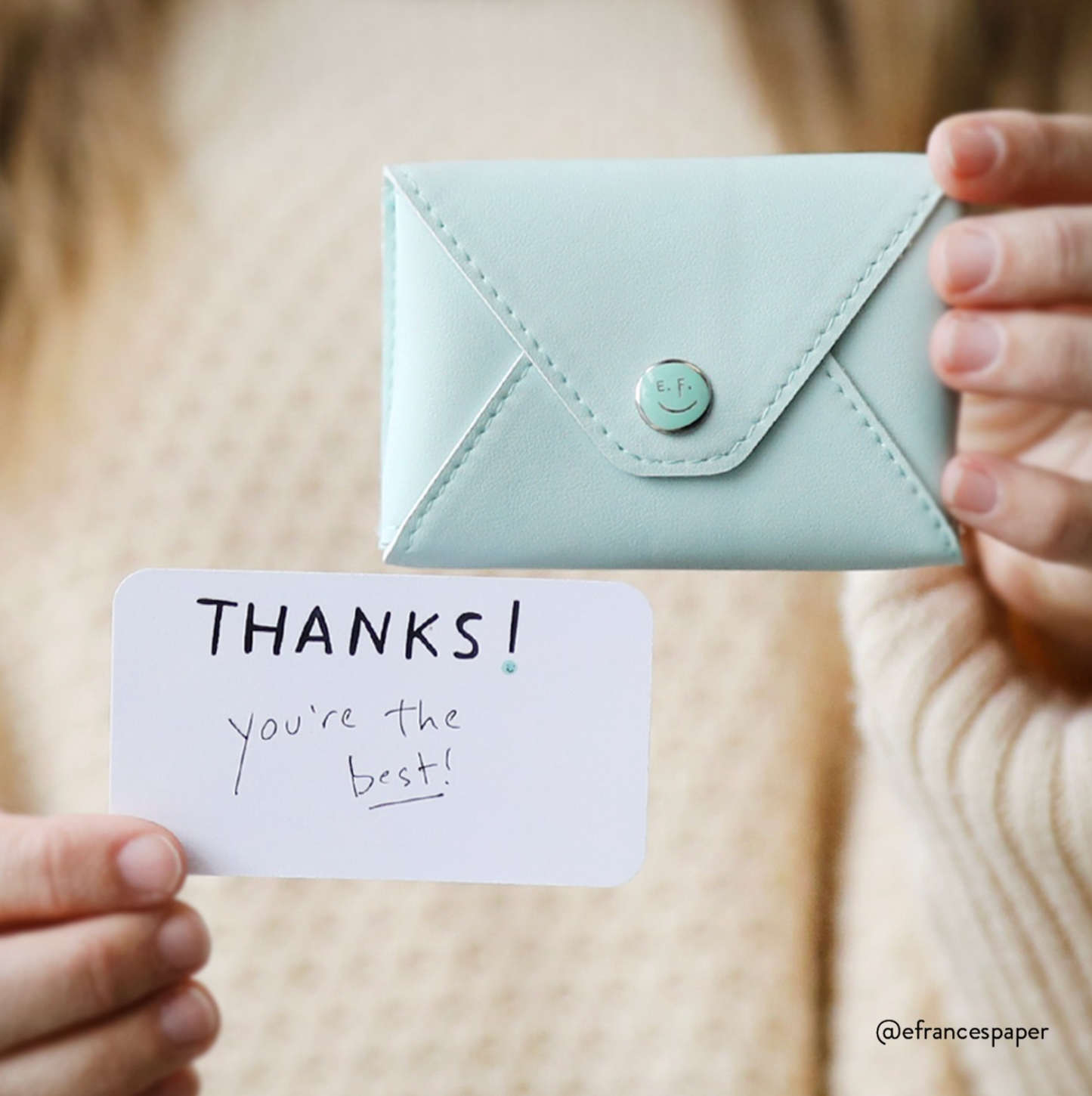 E. Frannie Pack Bubblegum | Little Notes® Holder (Navy)