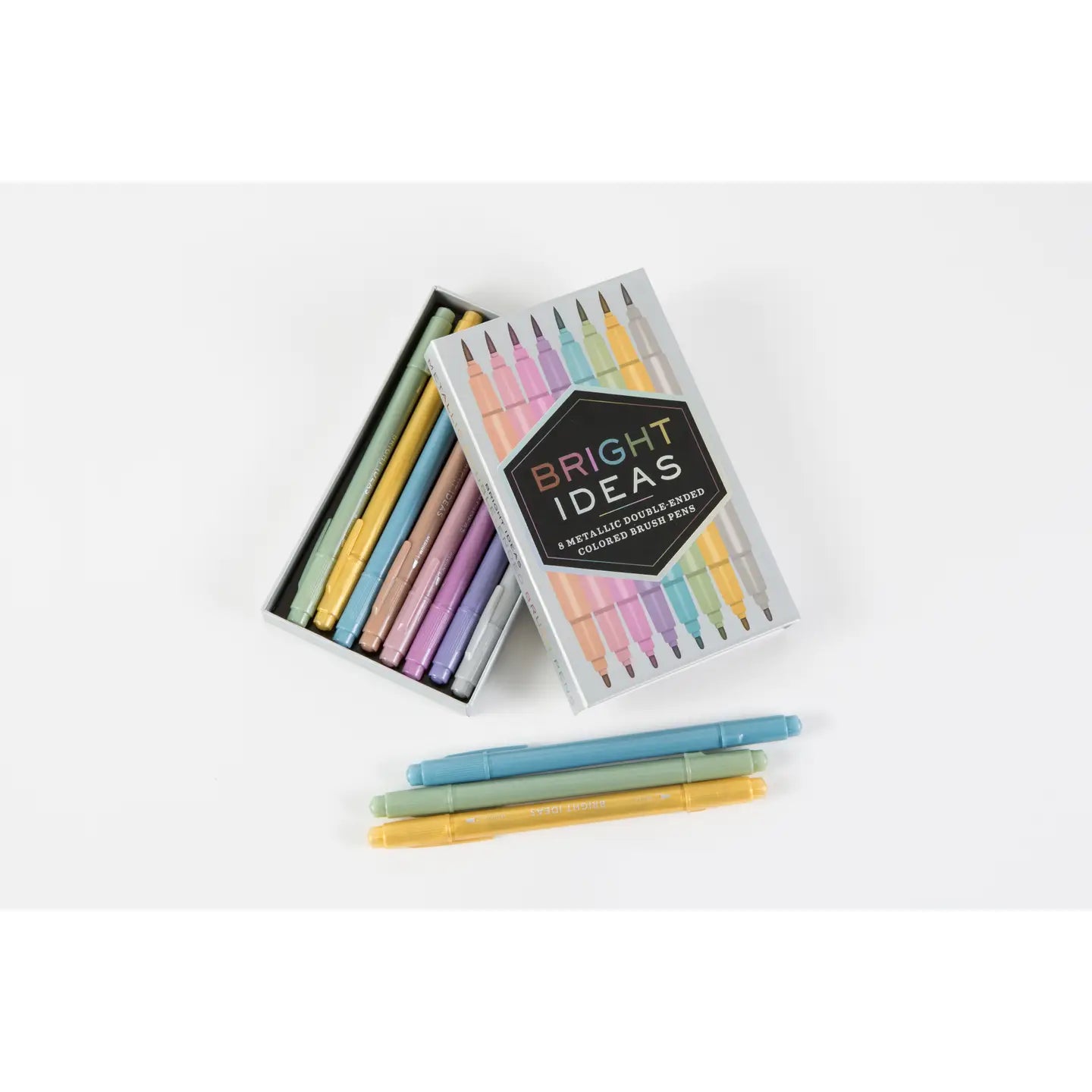 Bright Ideas Metallic Double-Ended Colored Brush Pens