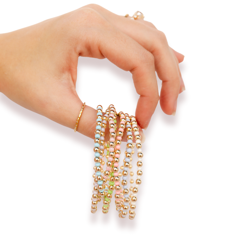 Demi Bracelet in Periwinkle Gold