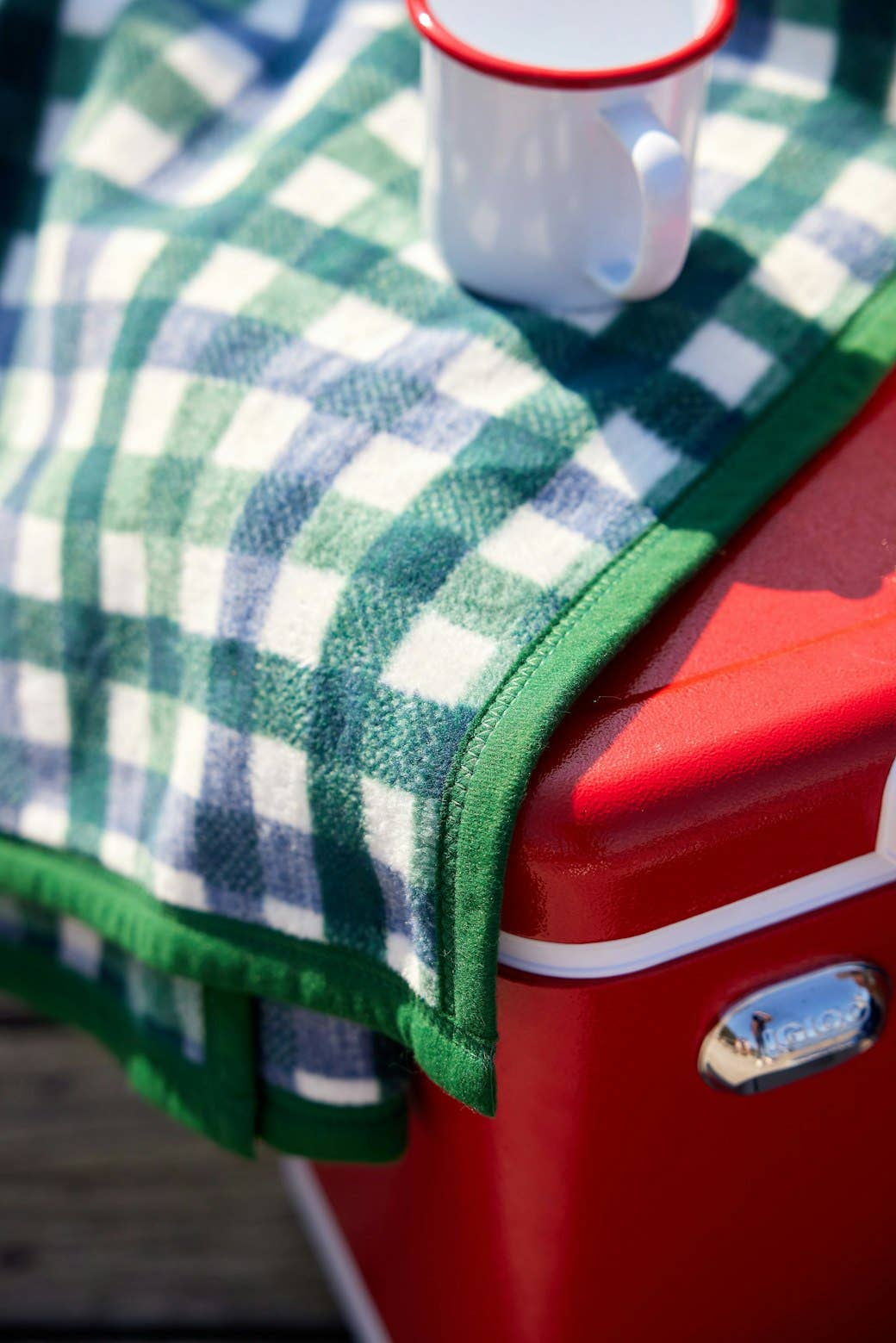 Pine Tree Plaid Original Size Blanket