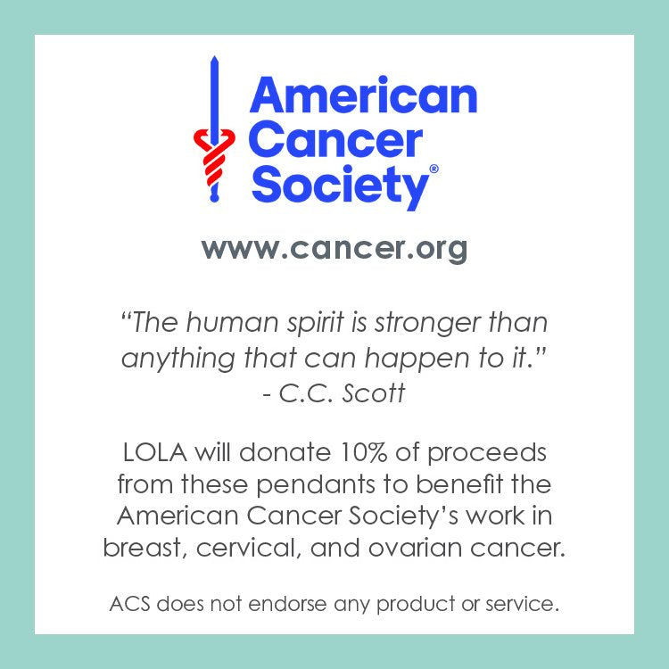 American Cancer Society Celtic Knot of Strength Gold