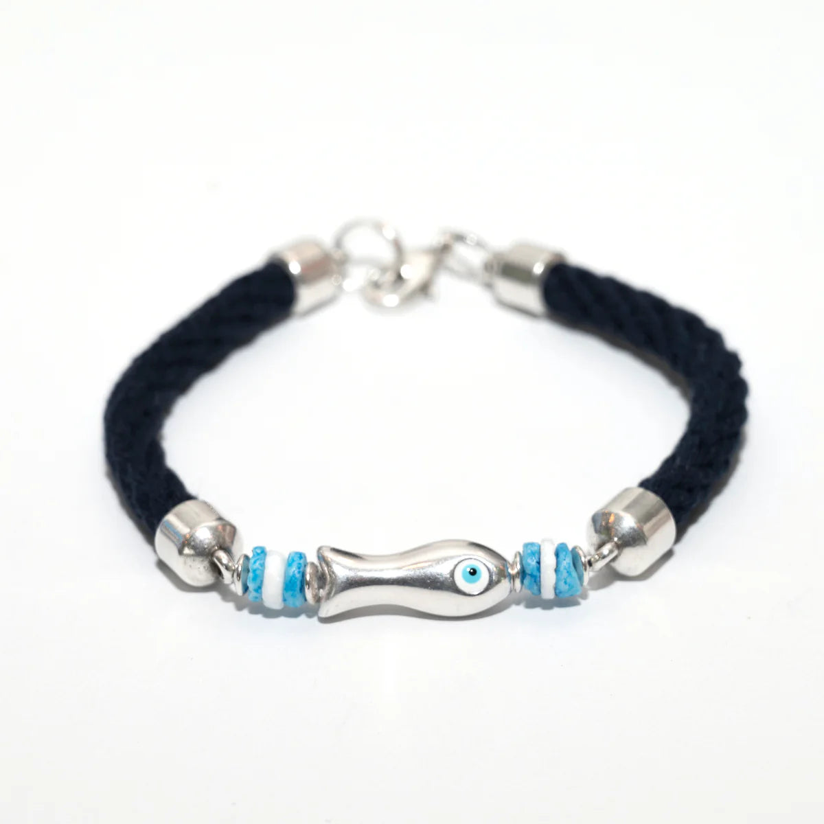 Chappie Bracelet - Navy/Silver