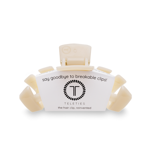 Classic Almond Beige Small Claw Hair Clip