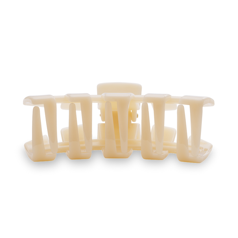 Classic Almond Beige Small Claw Hair Clip