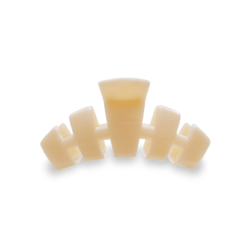 Classic Almond Beige Small Claw Hair Clip