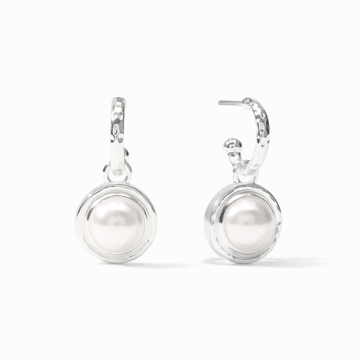 Astor 6-in-1 Charm Earring Silver - Iridescent Clear Crystal-