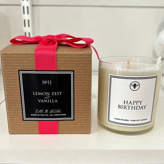 Happy Birthday Soy Candle