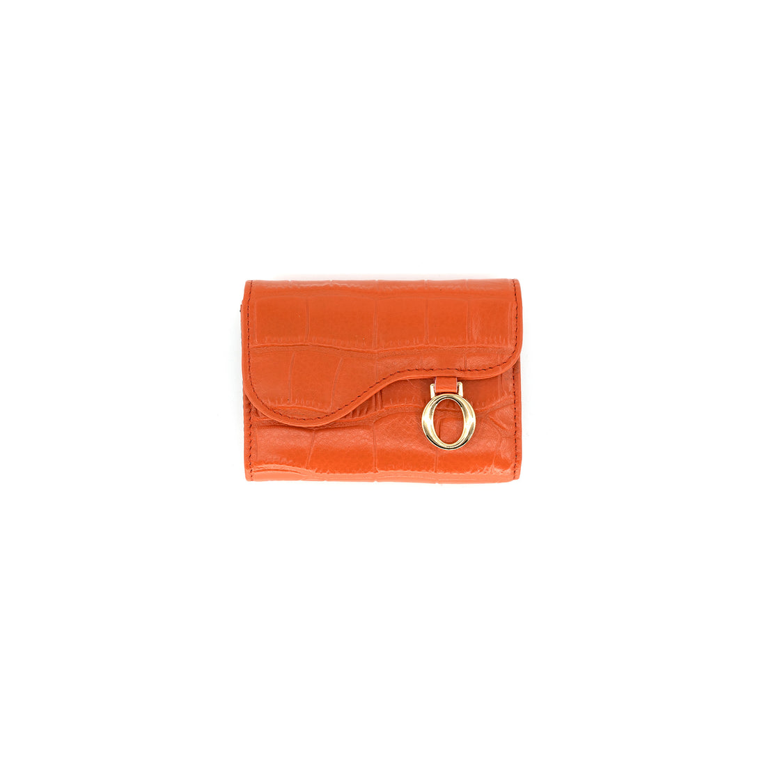Orange Leather Wallet