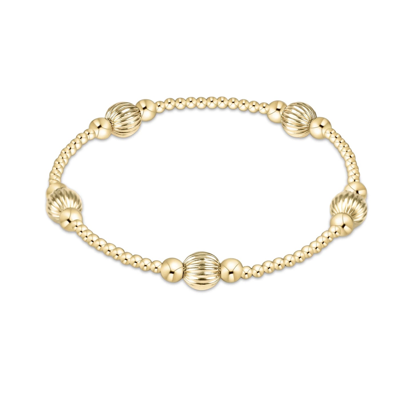 Purpose Dignity 6mm Bead Bracelet - Gold
