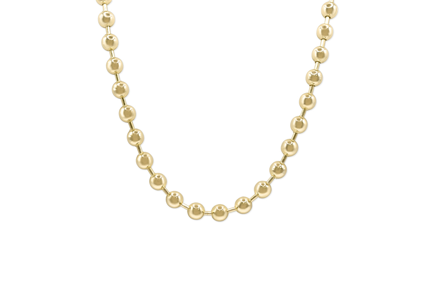 Ball Chain Necklace - Charm Bar
