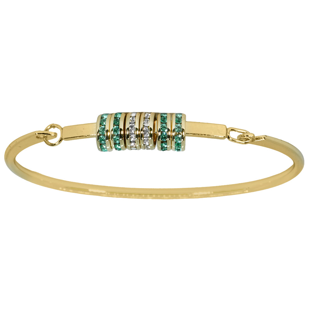 Birthstone & Initial Personalized Bracelet