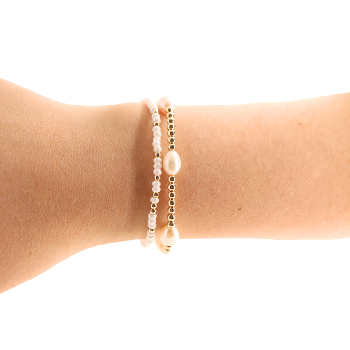 Pearl Poppi Bracelet in Gold