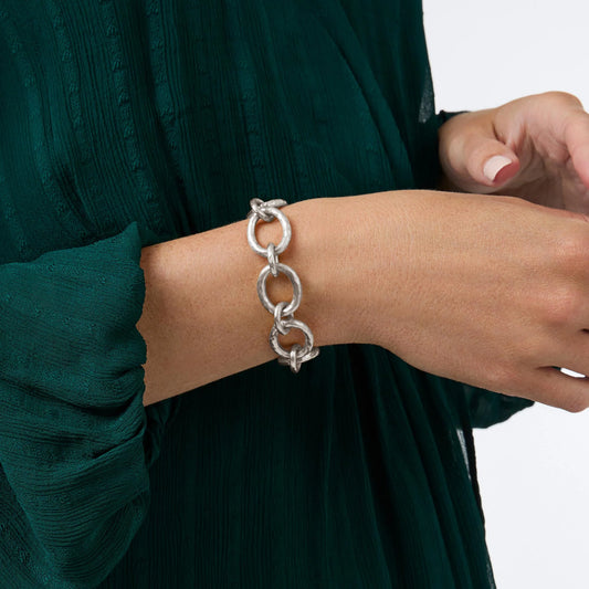 Catalina Demi Link  Bracelet Silver