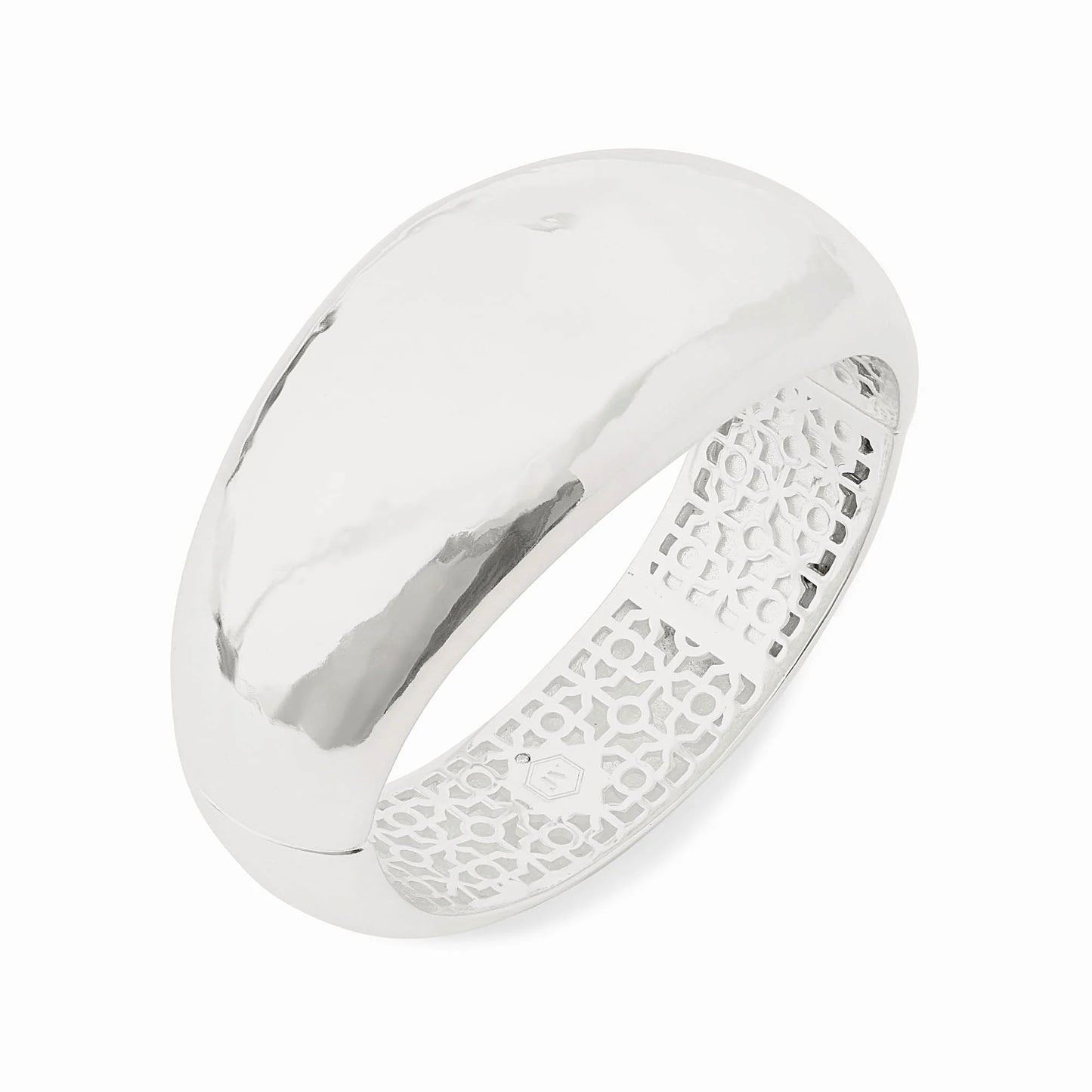 Catalina Statement Hinge Bangle Silver
