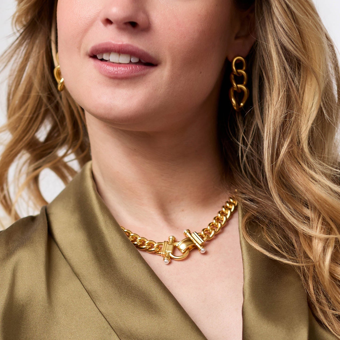 Dolce Demi Link Pearl Necklace