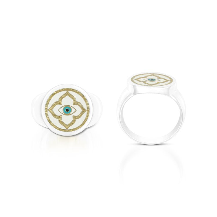 Evil Eye Gold Ring