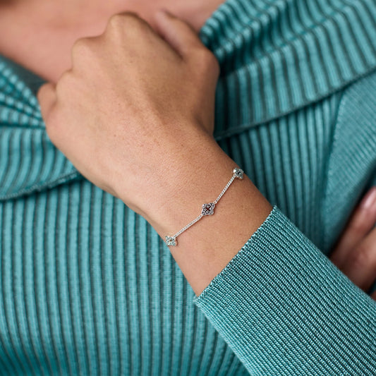 Florentine Delicate Bracelet - Silver