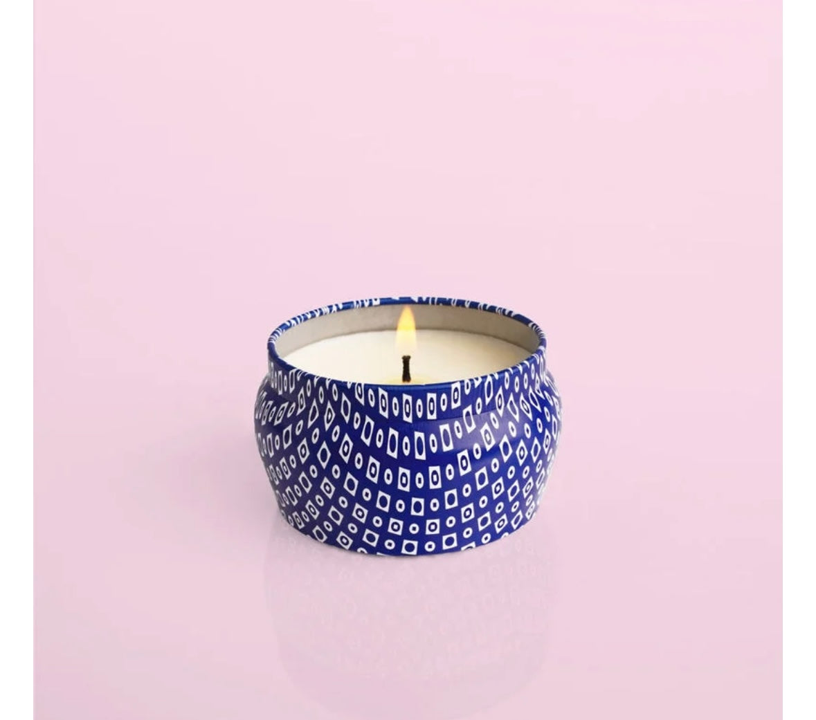 Capri Blue Volcano Volcano Signature Blue Mini Tin Soy Candle, 3oz