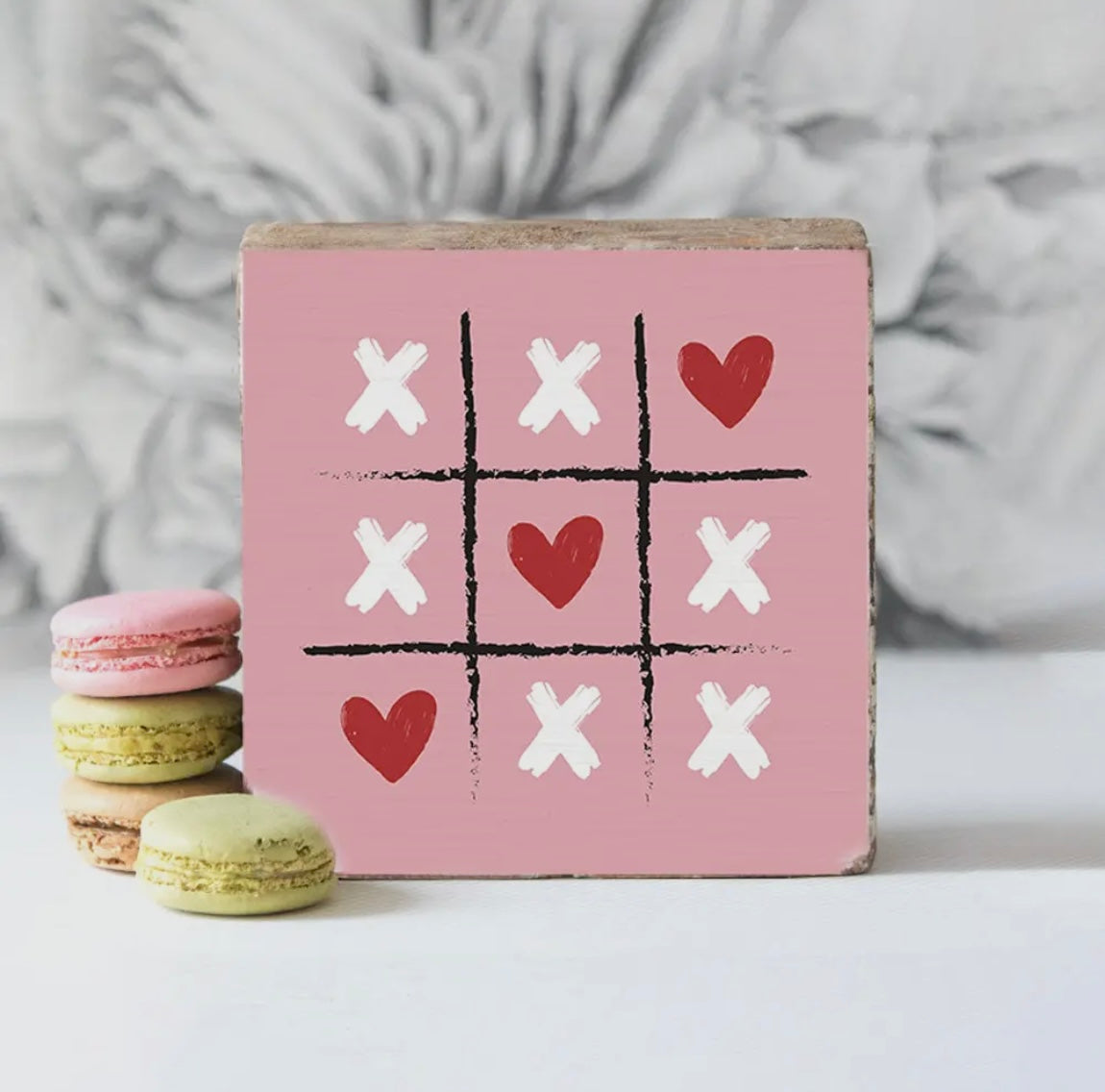 XOXO Decorative Wooden Block