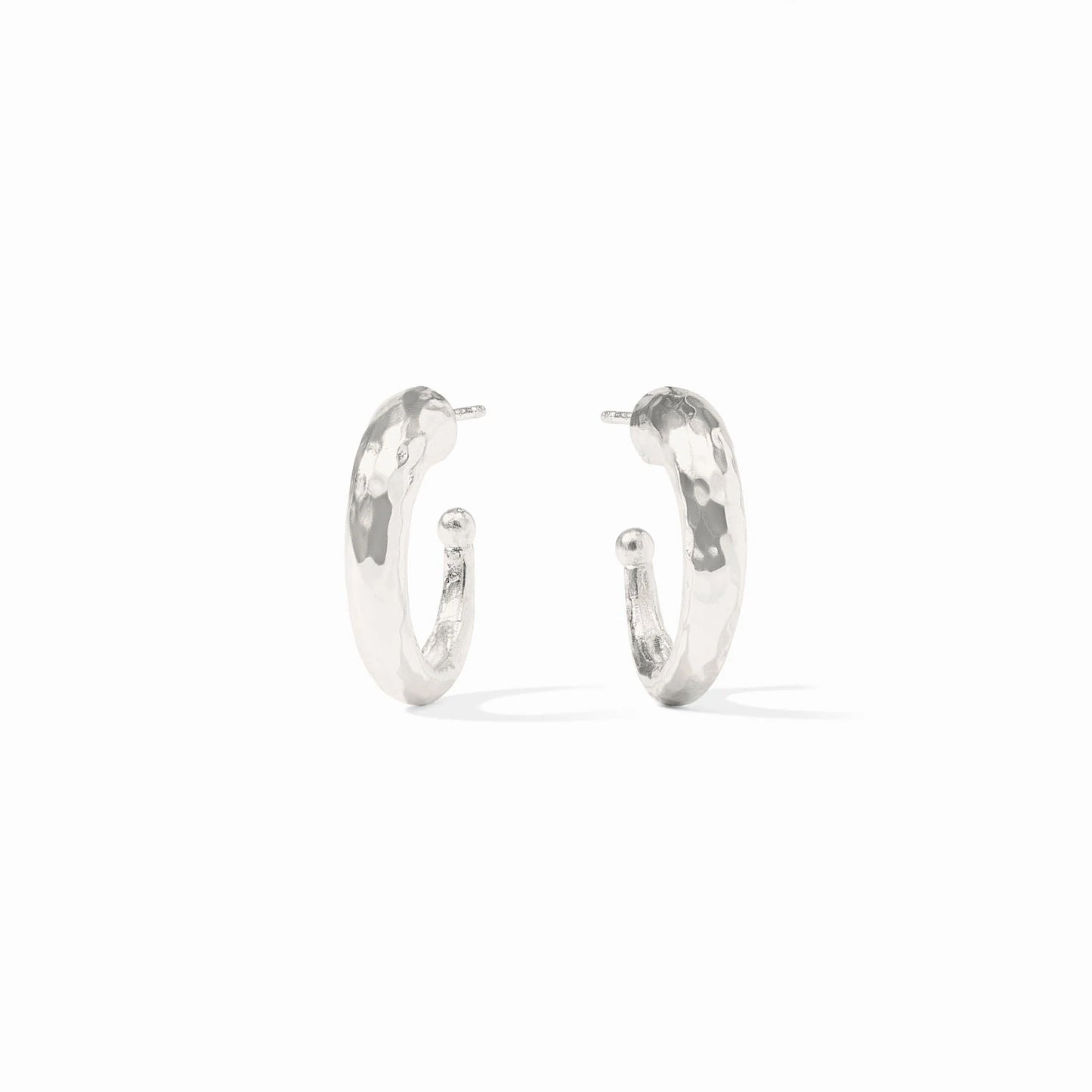 Hammered Hoop Silver - Small