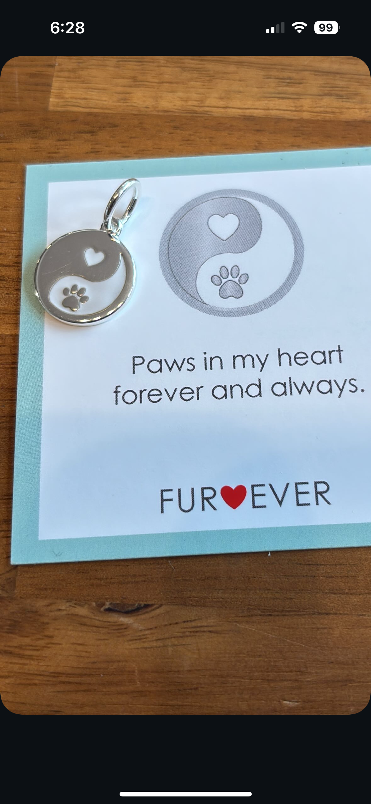 FurEver Silver Pendant