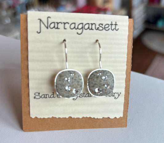 Narragansett Sand & Surf "Scround" Earrings