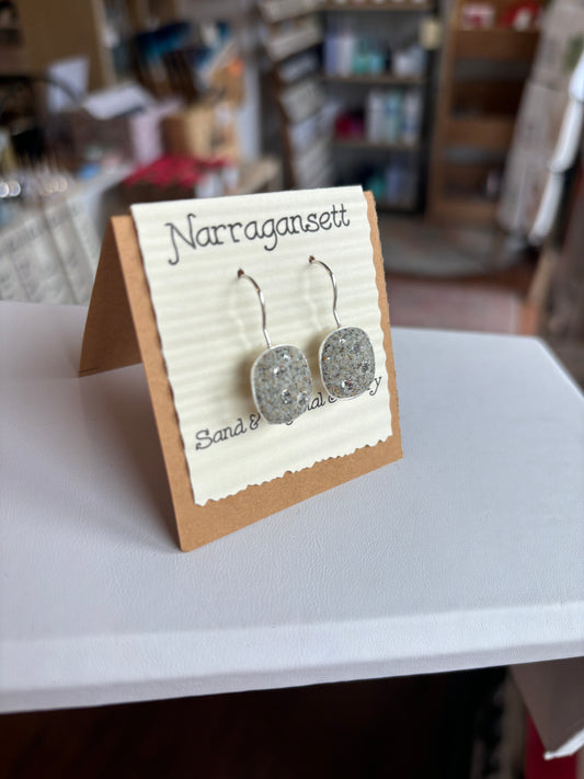 Narragansett Sand & Surf "Scround" Earrings