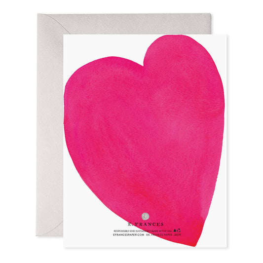 Squeezed Heart Greeting Card