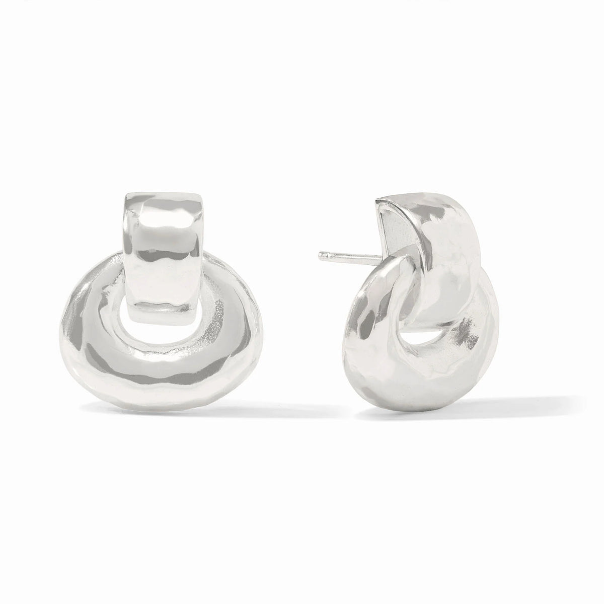 Avalon Demi Doorknocker Earring Silver