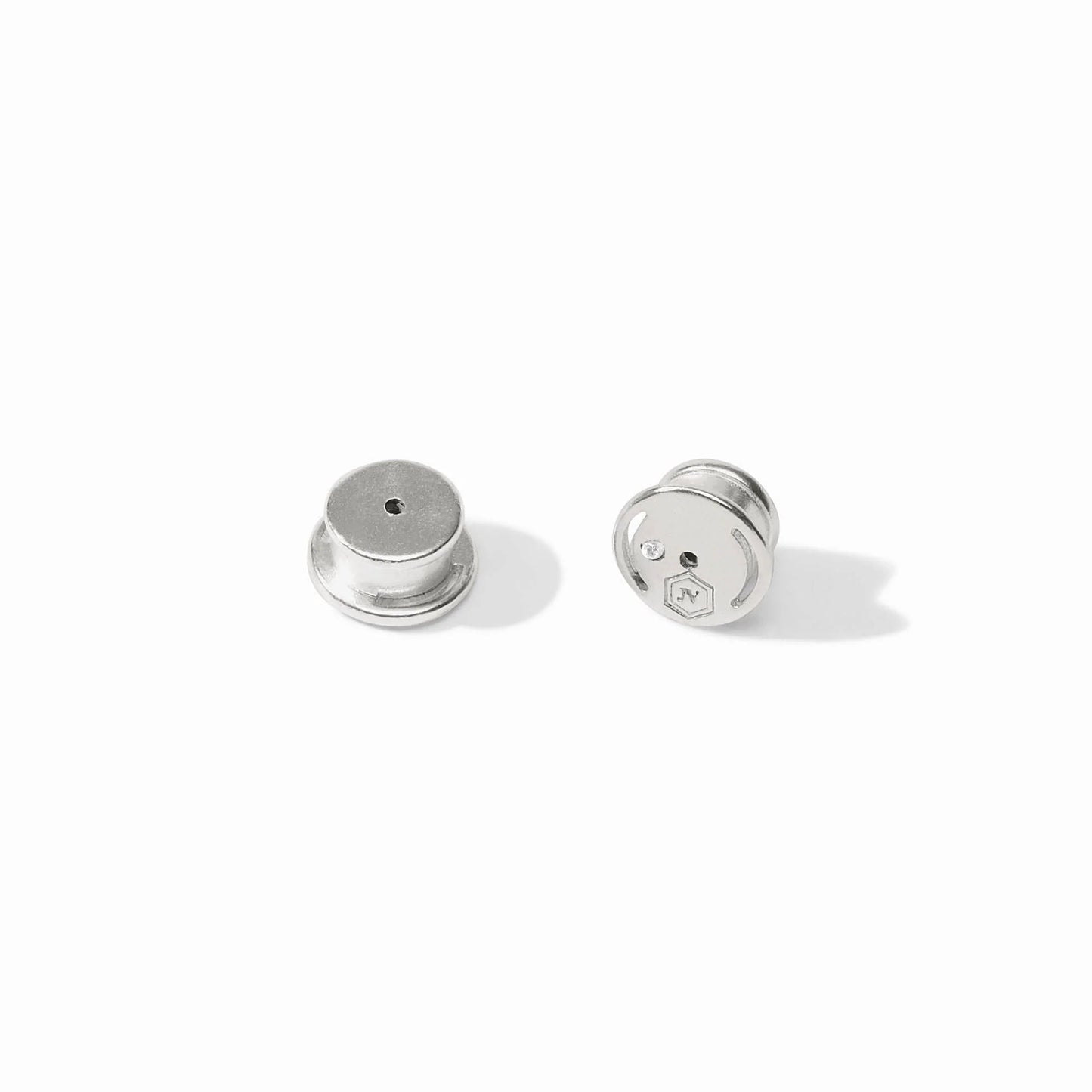 Catalina Earring Silver - Iridescent Clear Crystal