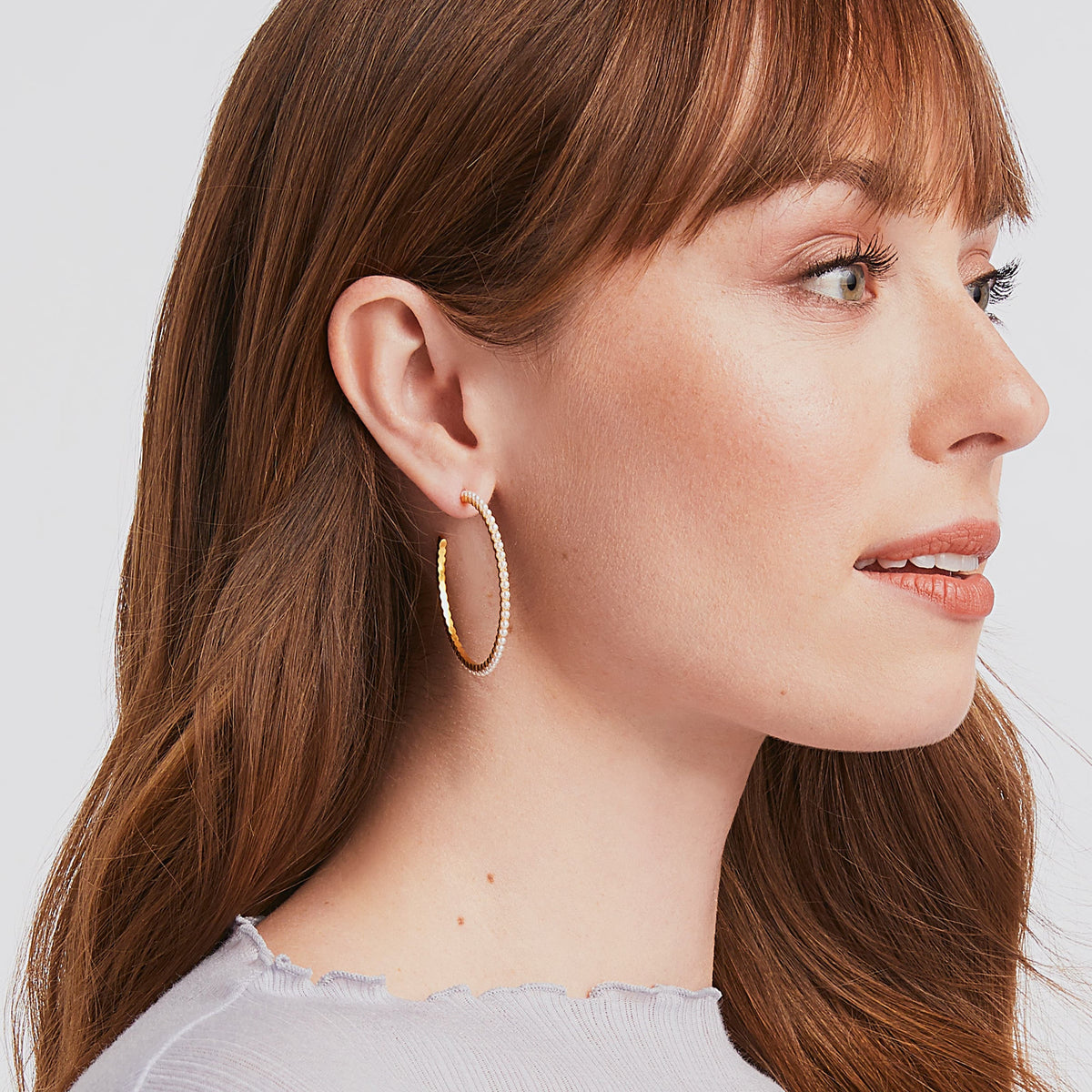 Juliet Hoop Turquoise Gold