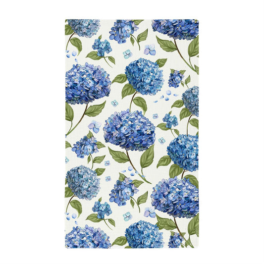 VivaStyle Kitchen Towel Waffle Weave Hydrangea