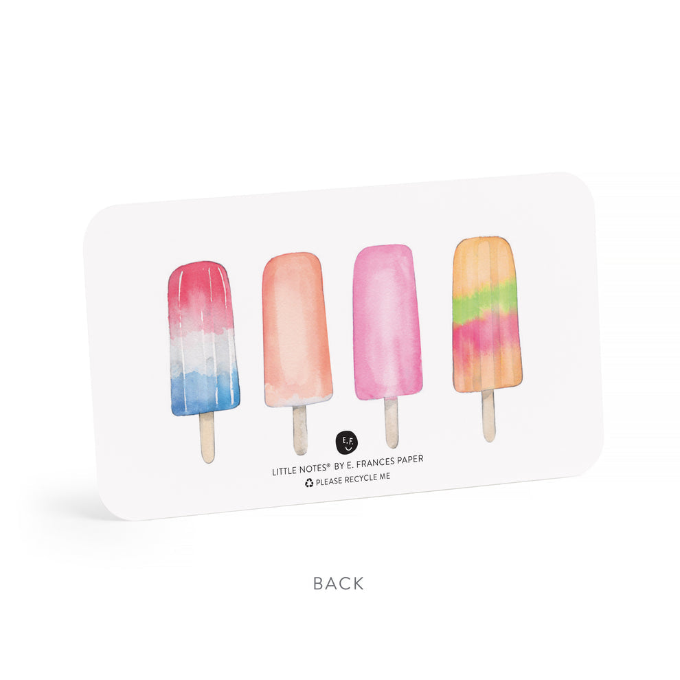 Patriotic Popsicle Little Notes – Boxed Set of 85 Mini Notecards