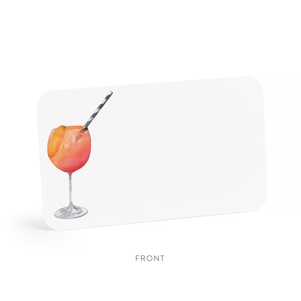 Aperol Spritz Little Notes – Boxed Set of 55 Mini Notecards