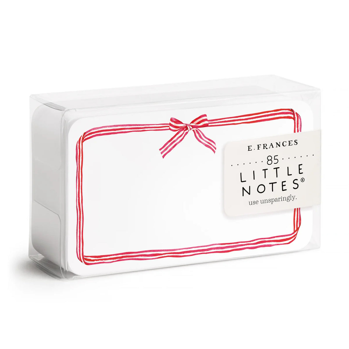 Red Ribbon Candy Little Notes – Boxed Set of 55 Mini Notecards
