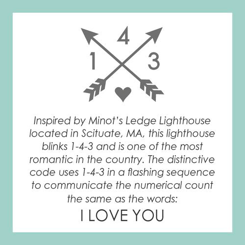 I Love You Silver Pendant