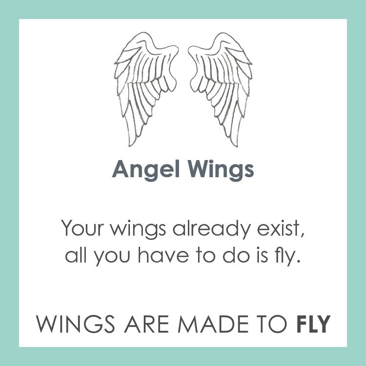 Angel Wings Fly Silver Pendant