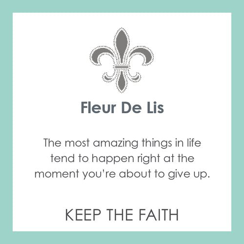 Fleur de Lis Silver Pendant