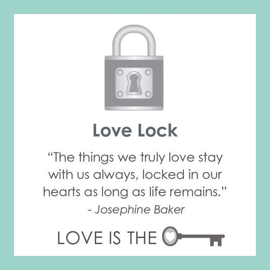 Love Lock Pendant Silver