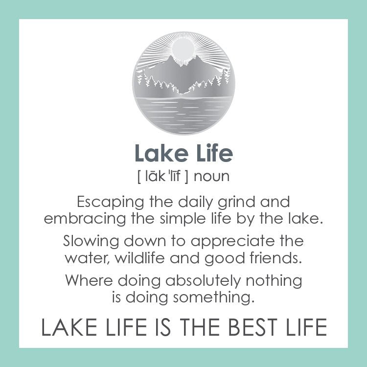 Lake Life Silver Pendant