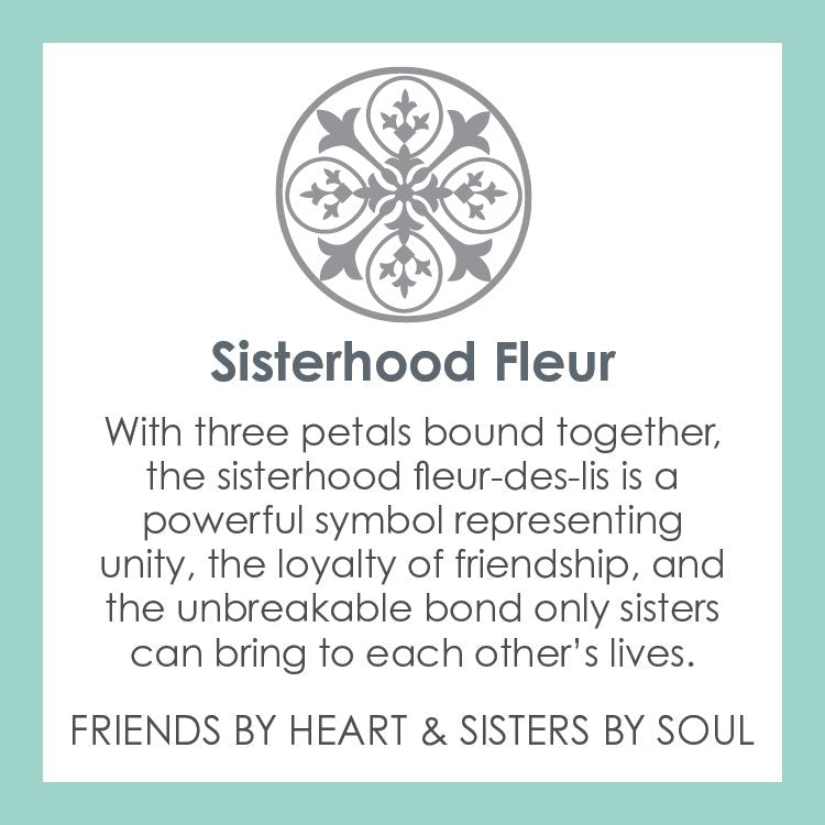 Sisterhood Fleur Silver Pendant