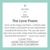 Love Poem Tag Gold