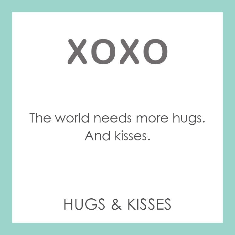 XOXO Tag Silver