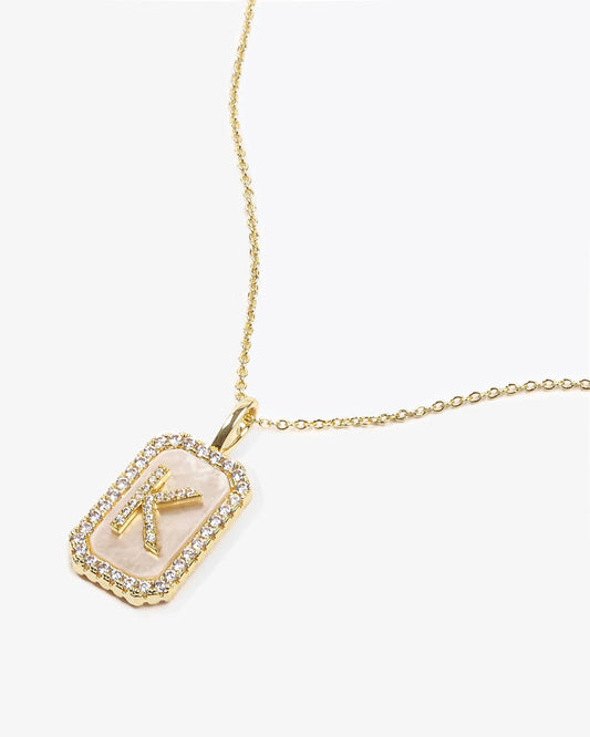 Love Letters Double-Sided Necklace Gold K