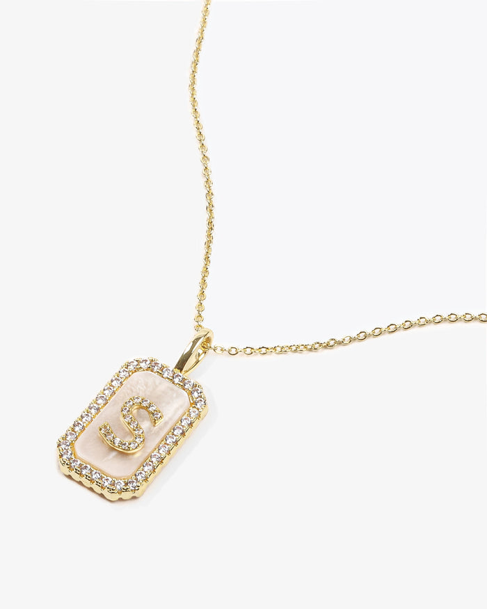 Love Letters Double-Sided Necklace Gold S