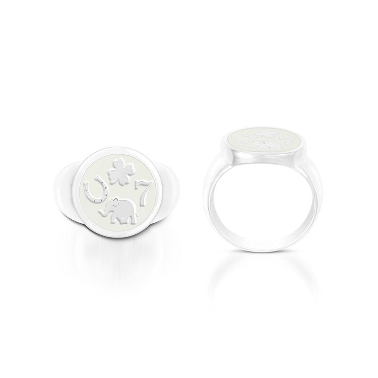 Lucky You Silver Ring