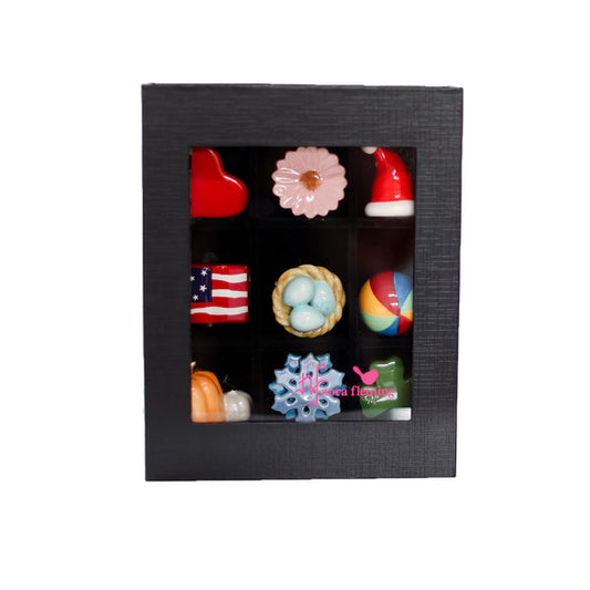 Nora Fleming 9 Piece Keepsake Box