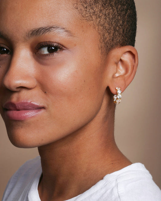 "Oh She Fancy" .75" Hoops Earrings Gold